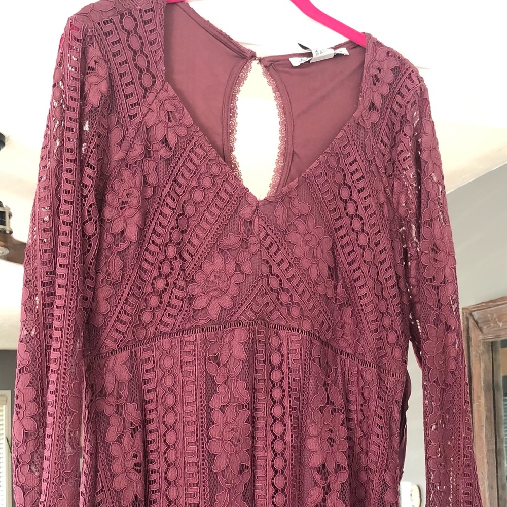 👗 Long Sleeve Lace Dress | American Rag 👗